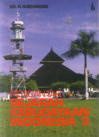 Image of PENGANTAR SEJARAH KEBUDAYAAN INDONESIA 3