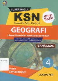 Image of KSN GEOGRAFI 4 ( BANK SOAL )