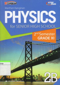 Image of PHYSICS 2B FOR SENIOR HIGH SCHOOL 2ND SEMESTER GRADE XI