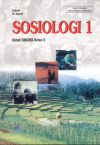 Image of SOSIOLOGI 1 UNTUK SMA/MA KELAS X