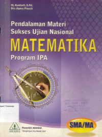 Image of PENDALAMAN MATERI  SUKSES UJIAN NASIONAL MATEMATIKA IPA