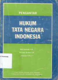 Image of PENGANTAR HUKUM TATA NEGARA INDONESIA