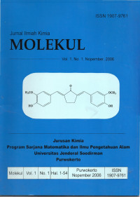 Image of JURNAL ILMIAH KIMIA