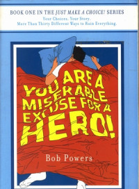 Image of YOU ARE A MISERABLE EXCUSE FOR A HERO !