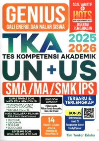 Image of GENIUS TKA ( TES KOMPETENSI AKADEMIK ) UN - US SMA/MA/SMK IPS 2025 - 2026